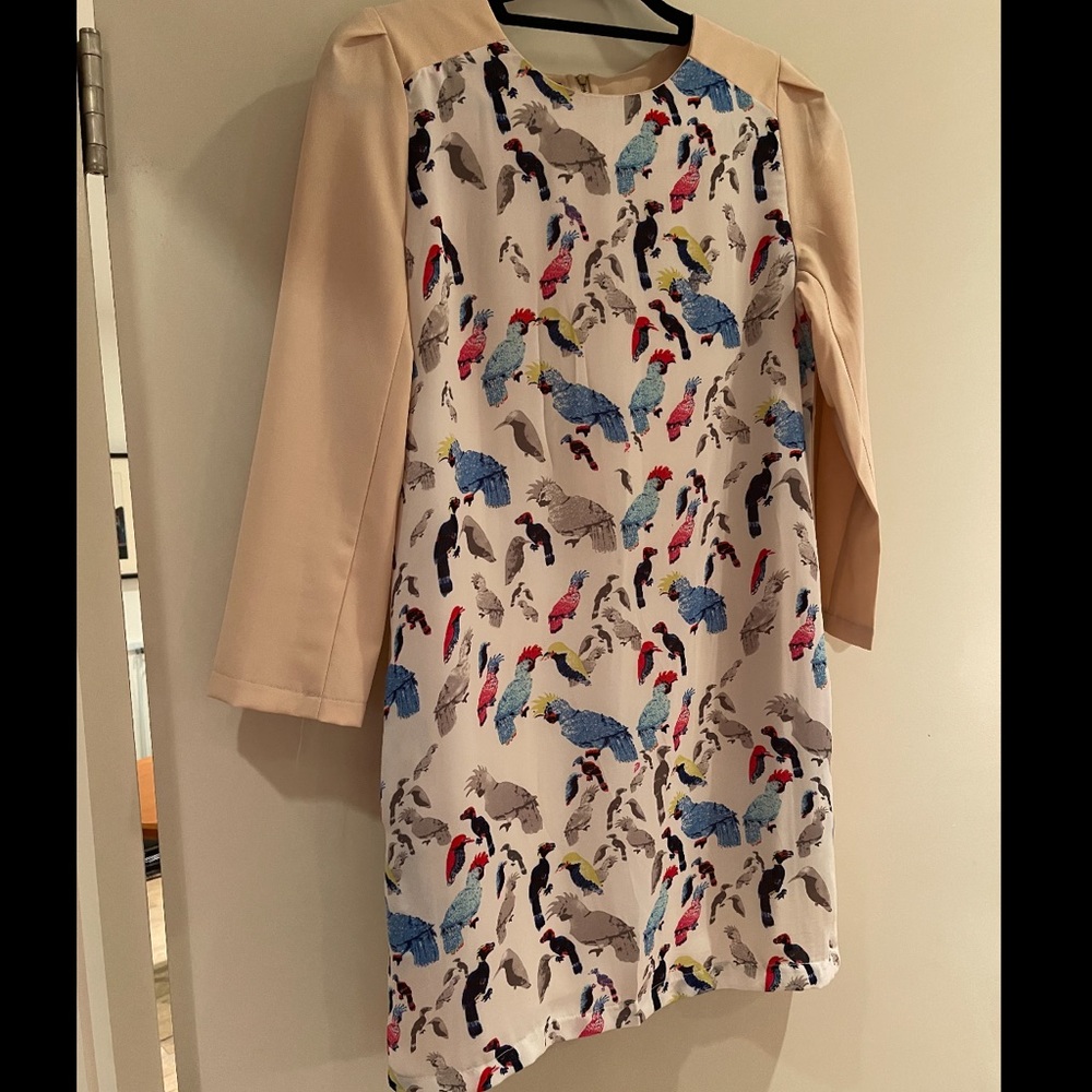 Fun parrot dress from artisanal Icelandic boutique in Reykjavik